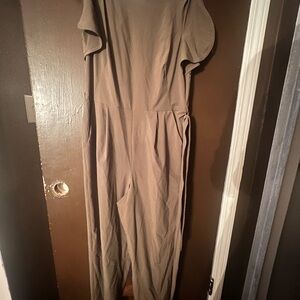 Chic Olive Green Jumpsuit - Calvin Klein